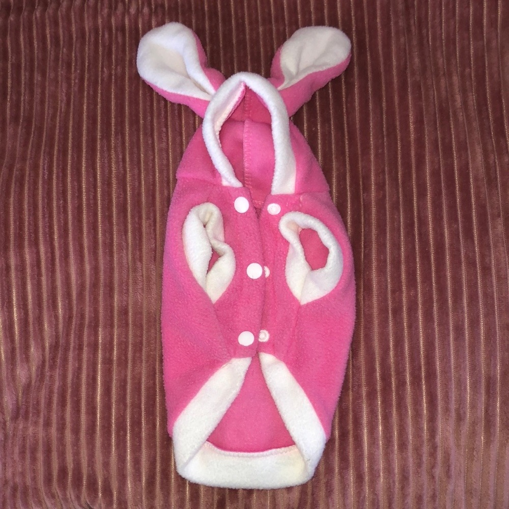 Cute Winter Bunny Onesie for Dogs XS
